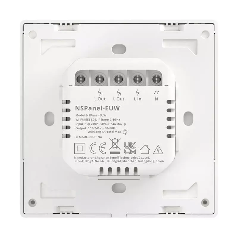 Inteligentný nástenný vypínač Sonoff NSPanel WiFi dotykové ovládanie NSPanel-EUW