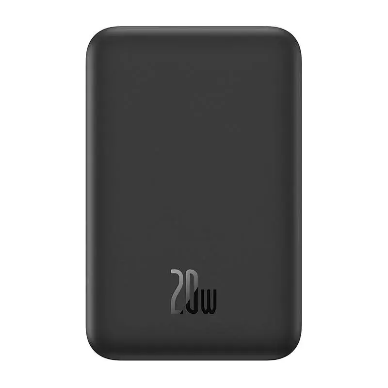 Magnetická mini powerbank Baseus 5000mAh 20W (čierna)