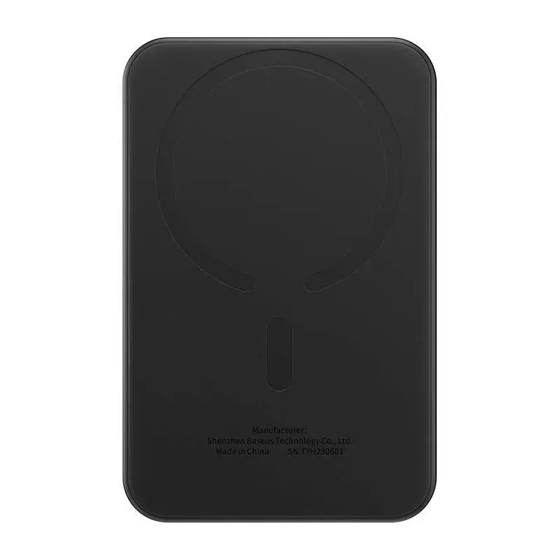 Magnetická mini powerbank Baseus 5000mAh 20W (čierna)