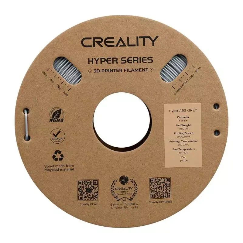 3D tlačový materiál Creality 3D 3301020041 ABS sivý 1 kg