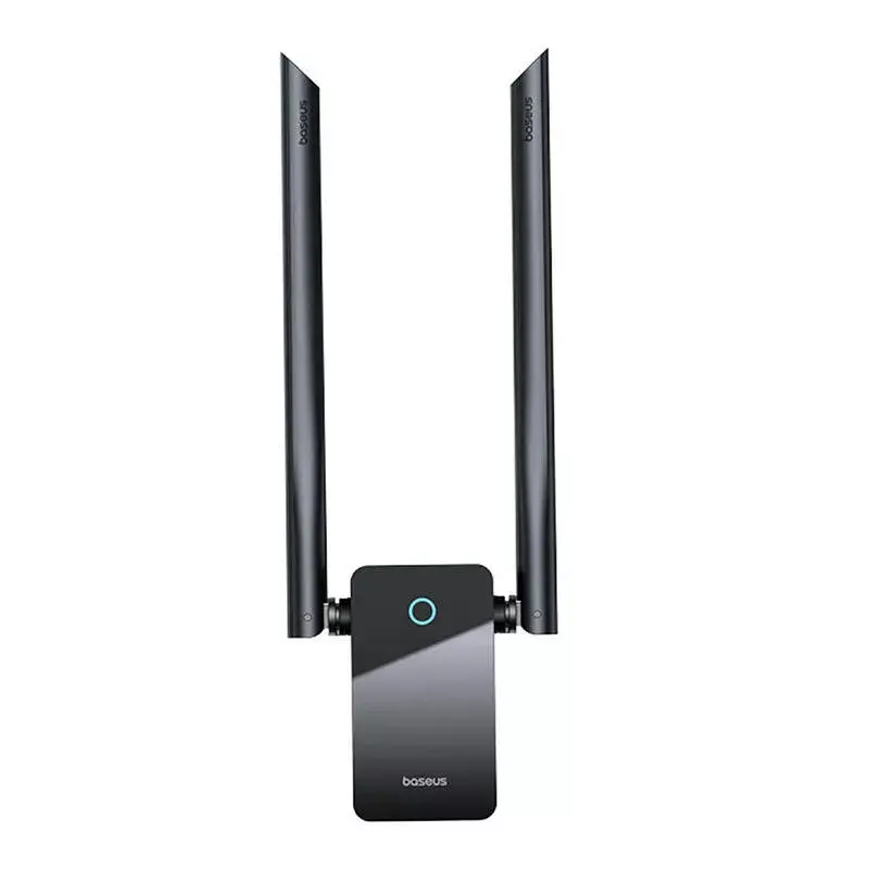 WLAN adaptér Baseus FastJoy 1800 MBit/s čierny – dvojpásmový USB sieťový adaptér