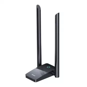 WLAN adaptér Baseus FastJoy 1800 MBit/s čierny – dvojpásmový USB sieťový adaptér