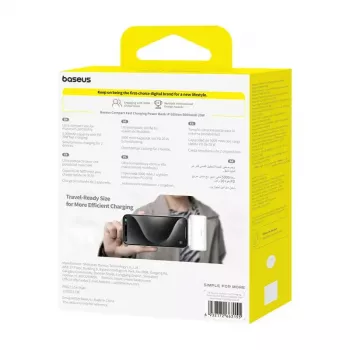 Powerbank OS-Baseus Compact IP 5000mAh 20W (biely)