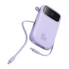 Prenosná nabíjačka Baseus QPow 2 10000mAh 30W 2xUSB-C powerbanka (fialová)