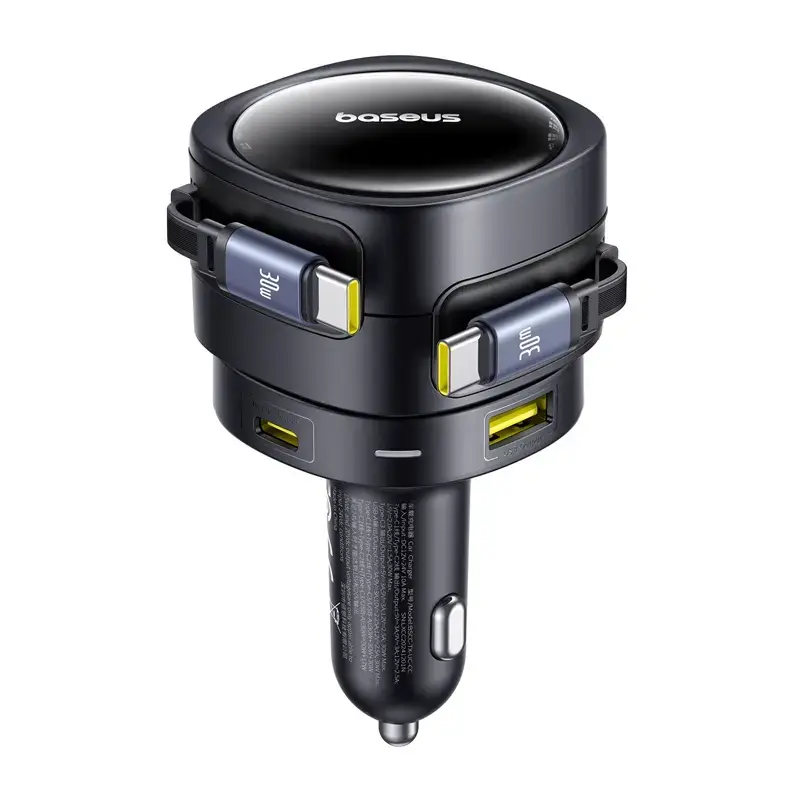 Auto nabíjačka Baseus Enjoyment Max 90W s USB-C a USB-A portami