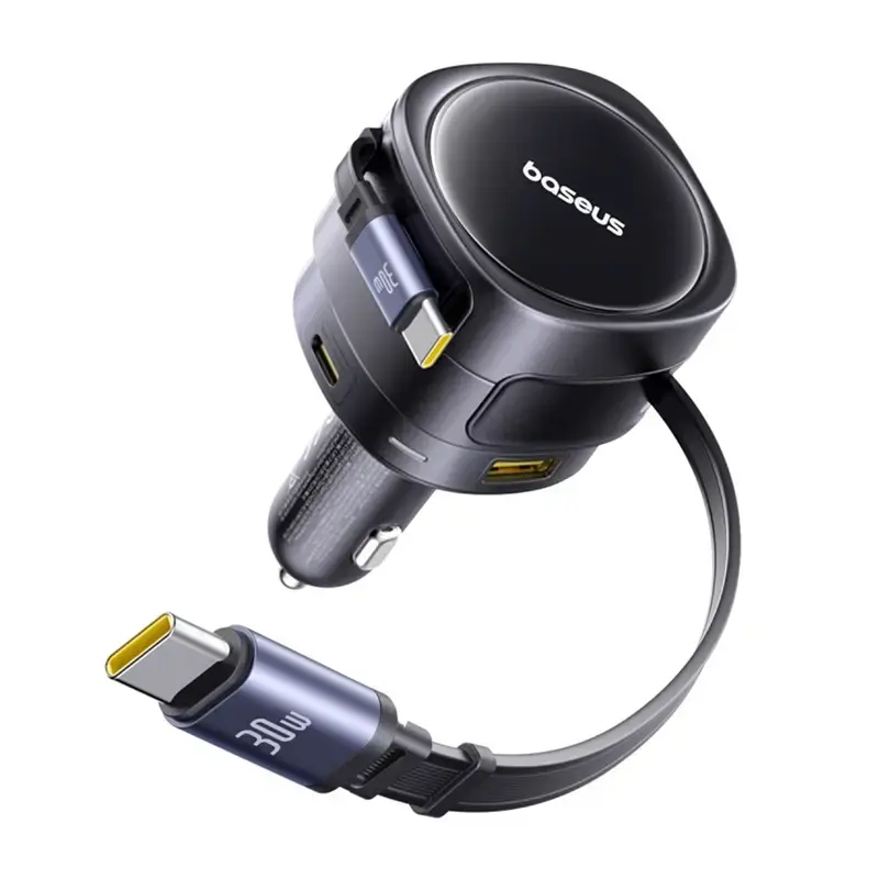 Auto nabíjačka Baseus Enjoyment Max 90W s USB-C a USB-A portami