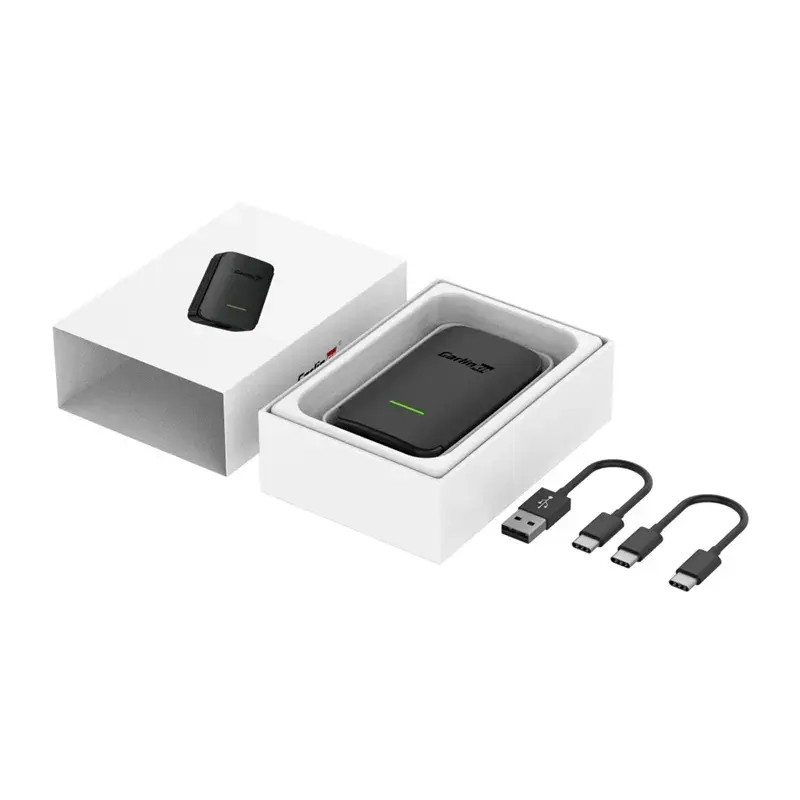 Bezdrôtový adaptér Carlinkit CPC200-A2A pre Android Auto — 5 GHz/2,4 GHz WLAN, Bluetooth 5.2, USB-C, 5V 1A