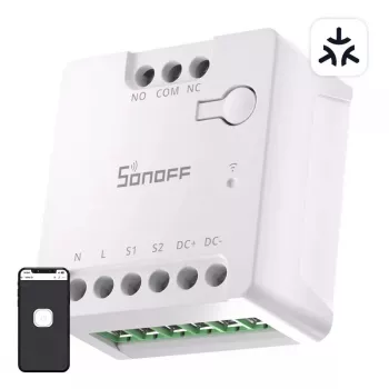 Inteligentný WLAN vypínač Sonoff MINI-D AC/DC 12–48V bezpotenciálový kontakt