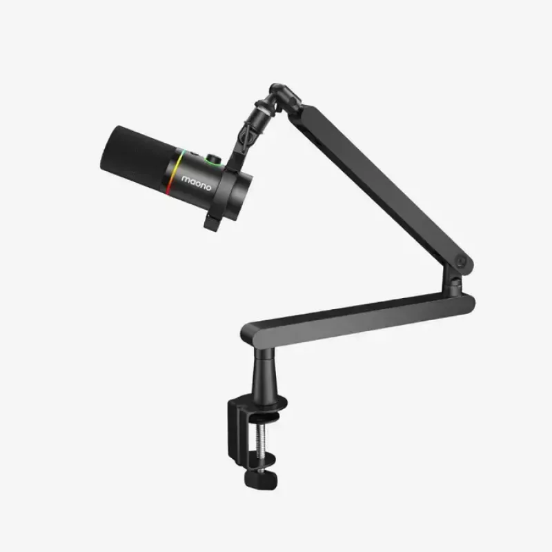 MAONO PD200X dynamický mikrofón, RGB osvetlenie, kovový, čierny