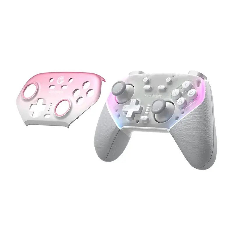 Bezdrôtový ovládač GameSir SuperNova T4n Pro ružový — Bluetooth, ergonomický dizajn pre ručné držanie