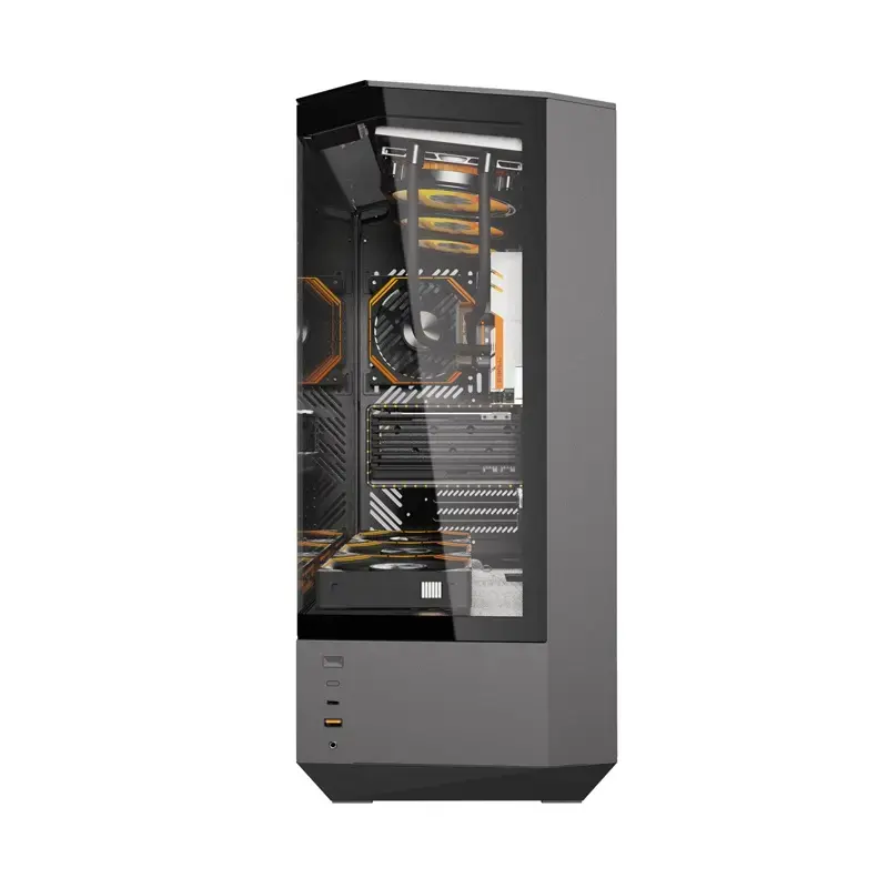 Počítačová skriňa Darkflash DY460 ATX čierna