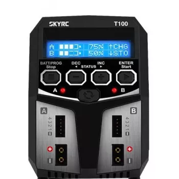 SkyRC T100 nabíjačka batérií AC, nabíjací prúd 5A