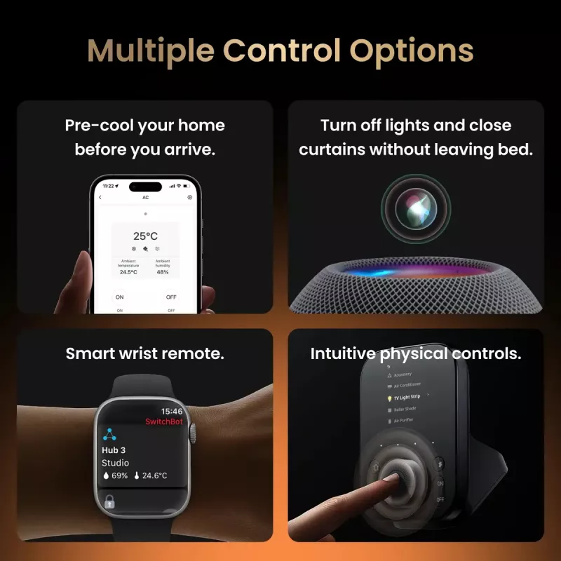 SwitchBot Hub 3 Smart-Home vysielač bezdrôtový nástenný IR Wireless W7202100
