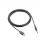Kábel Poly HP Poly Voyager Surround 80/85 UC 3,5 mm audio adaptér kábel, čierny