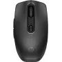 HP 695 nabíjateľná bezdrôtová myš, obojručná, Bluetooth, 4000 DPI, čierna