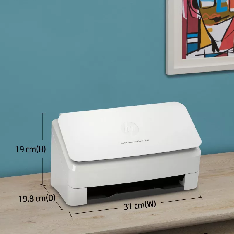 HP Scanjet Enterprise Flow 5000 s5 skener s podávačom 600 x 600 DPI A4 biely