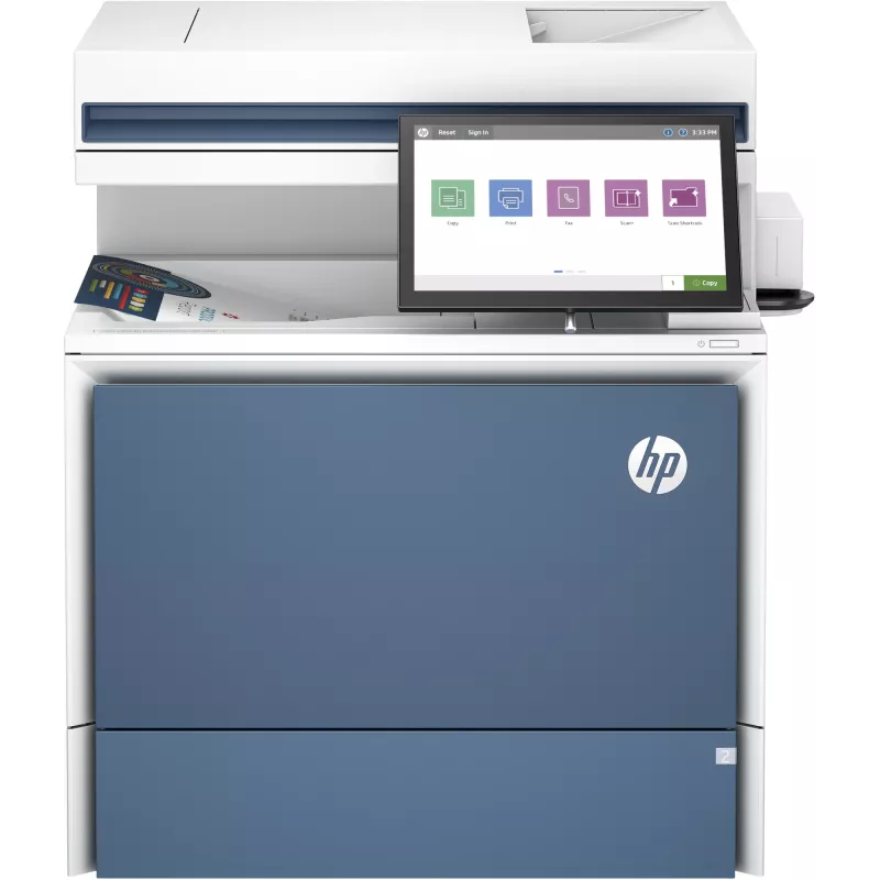 HP Color LaserJet Enterprise Flow MFP 5800zf tlačiareň, laserová, farebná, 1200 x 1200 DPI, A4, priama tlač, biela