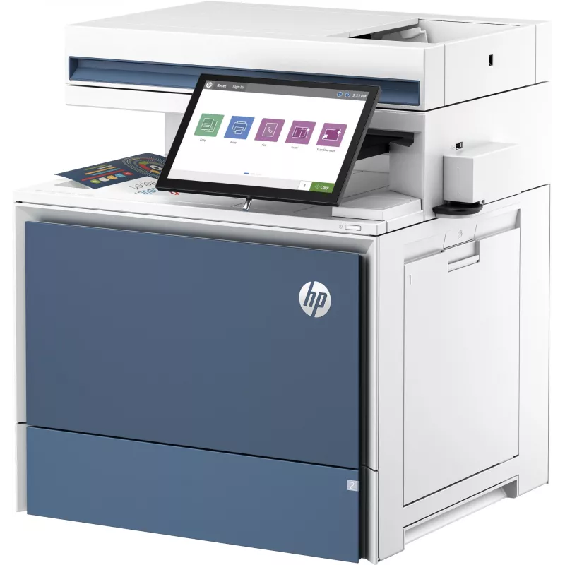 HP Color LaserJet Enterprise Flow MFP 5800zf tlačiareň, laserová, farebná, 1200 x 1200 DPI, A4, priama tlač, biela
