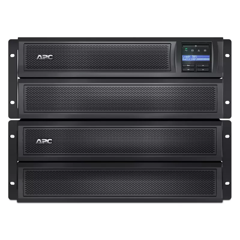 APC Smart-UPS X SMX3000HV - 3000VA, 8x C13 + 2x C19 výstup, USB, rozšíriteľná doba preklenutia, krátka stavebná hĺbka