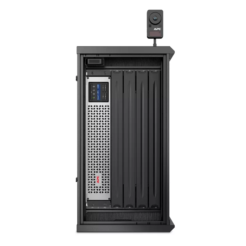 APC NetShelter 6U low-profile nástenná racková skriňa 230V serverová hĺbka