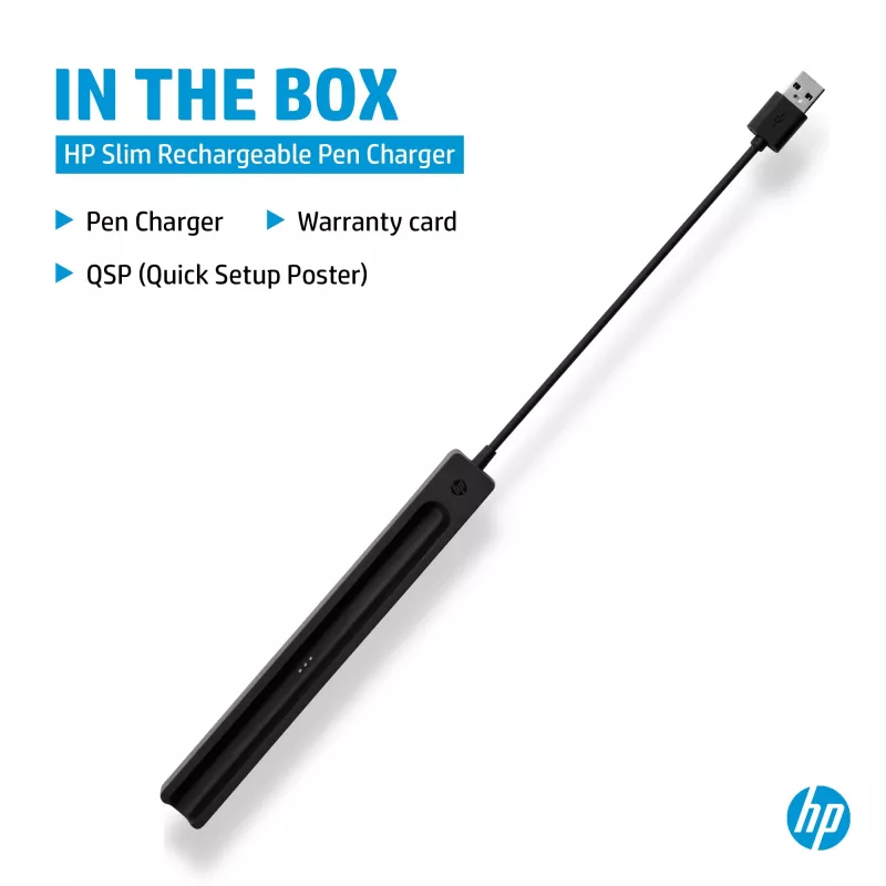 Nabíjačka HP pre nabíjateľné pero Slim Pen (4X491AA), USB-A