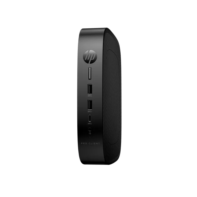 Tenký klient HP Pro t550, 2 GHz Intel Celeron J6412, 8 GB RAM, 32 GB eMMC, Intel UHD Graphics, IGEL OS, Wi-Fi 6, čierny