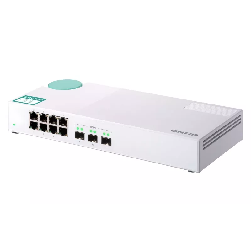 QNAP QSW-308S sieťový switch unmanaged Gigabit Ethernet (10/100/1000) biela