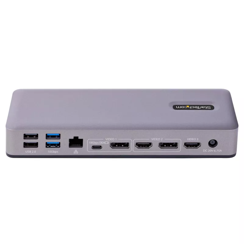 StarTech.com DK31C3MNCRUE dokovacia stanica/replikátor portov pre notebook káblový USB 3.2 Gen 2 (3.1 Gen 2) Type-C