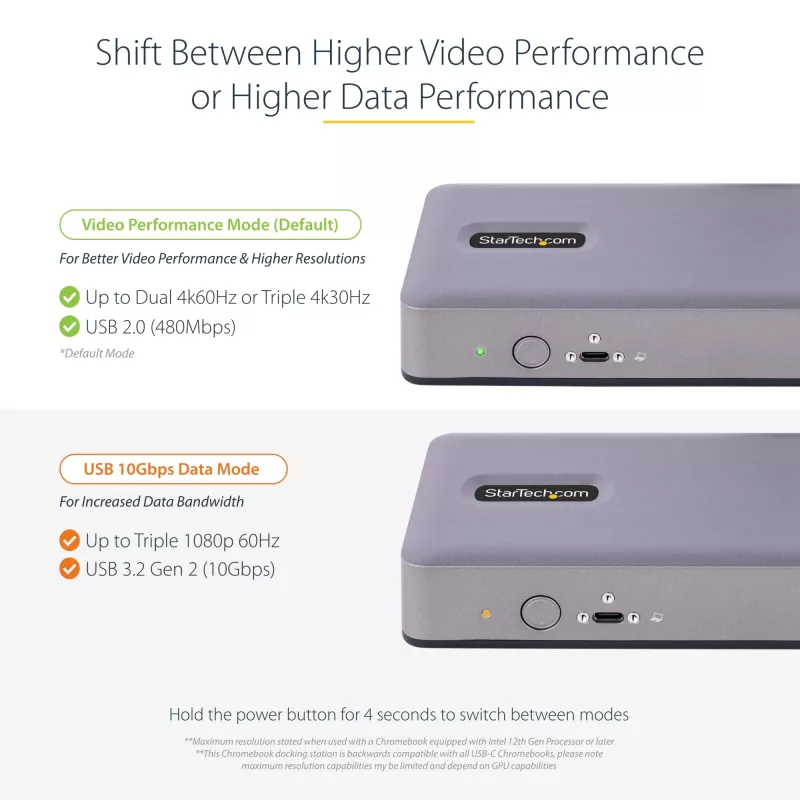 StarTech.com DK31C3MNCRUE dokovacia stanica/replikátor portov pre notebook káblový USB 3.2 Gen 2 (3.1 Gen 2) Type-C