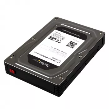 StarTech.com 2,5 palca na 3,5 palca SATA hliníkové adaptérové puzdro pre pevný disk s výškou SSD/HDD do 12,5 mm