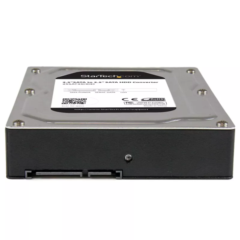 StarTech.com 2,5 palca na 3,5 palca SATA hliníkové adaptérové puzdro pre pevný disk s výškou SSD/HDD do 12,5 mm