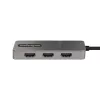 StarTech.com 3-port USB-C MST hub – USB Type-C na 3x HDMI multi-monitor adaptér pre notebook – triple HDMI až do 4K 60Hz s DP 1.4 Alt Mode & DSC – HDR – 30 cm kábel – len Windows