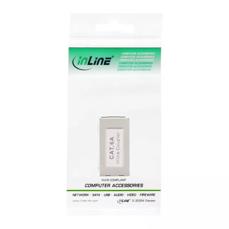 InLine modulárny adaptér RJ11 6P4C samica / samica 69999C