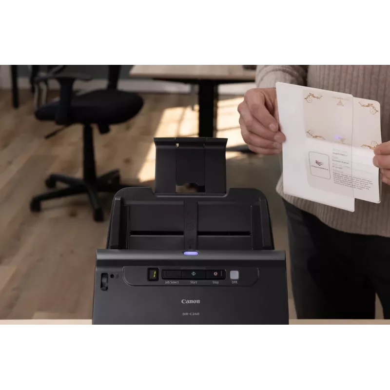 Canon imageFORMULA DR-C240 duplexný stolný skener dokumentov, 216 x 3000 mm, 600 x 600 DPI, 24 bit, 24 bit, 45 ppm, 30 ppm