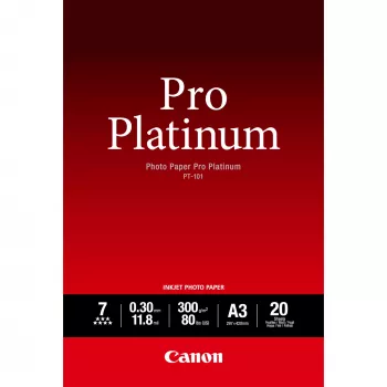 Canon PT-101 Pro Platinum fotopapier A3 – 20 listov
