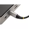 StarTech.com 1 m špičkový USB-C kábel so skrutkovacím zámkom 10 Gbit/s – USB 3.1/3.2 Gen 2 Type-C kábel – 100 W (5 A) Power-Delivery nabíjanie, DP-Alt režim – samostatný skrutkovací zámok, USB-C kábel na nabíjanie/synchronizáciu