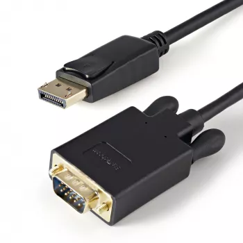 StarTech.com 0,9m (3ft) DisplayPort na VGA kábel - aktívny DisplayPort na VGA adaptérový kábel - 1080p video - DP na VGA monitor kábel - DP 1.2 na VGA konvertor - zaisťovací DP konektor samec