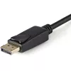 StarTech.com DP2VGAMM3B aktívny adaptérový kábel DisplayPort na VGA, 3 stopy (1 m), 1920x1200, zaisťovací DP konektor, čierny