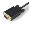 StarTech.com DP2VGAMM3B aktívny adaptérový kábel DisplayPort na VGA, 3 stopy (1 m), 1920x1200, zaisťovací DP konektor, čierny