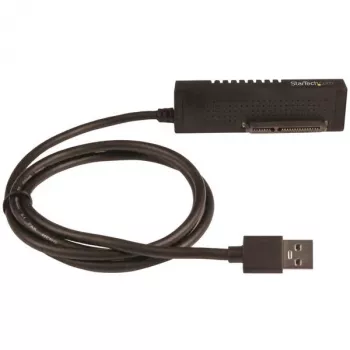 StarTech.com SATA na USB kábel – USB 3.1 (10 Gbit/s) – UASP, čierny, aktivita, prevádzka, CE, FCC, ASMedia – ASM1351, 12 V, 0 – 60 °C