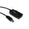 StarTech.com SATA na USB kábel – USB 3.1 (10 Gbit/s) – UASP, čierny, aktivita, prevádzka, CE, FCC, ASMedia – ASM1351, 12 V, 0 – 60 °C