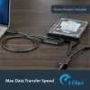 StarTech.com SATA na USB kábel – USB 3.1 (10 Gbit/s) – UASP, čierny, aktivita, prevádzka, CE, FCC, ASMedia – ASM1351, 12 V, 0 – 60 °C