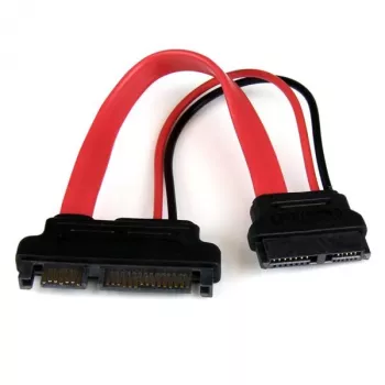 StarTech.com 15 cm Slimline SATA na SATA adaptér s napájaním - samec/samica