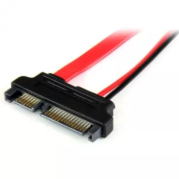 StarTech.com 15 cm Slimline SATA na SATA adaptér s napájaním - samec/samica