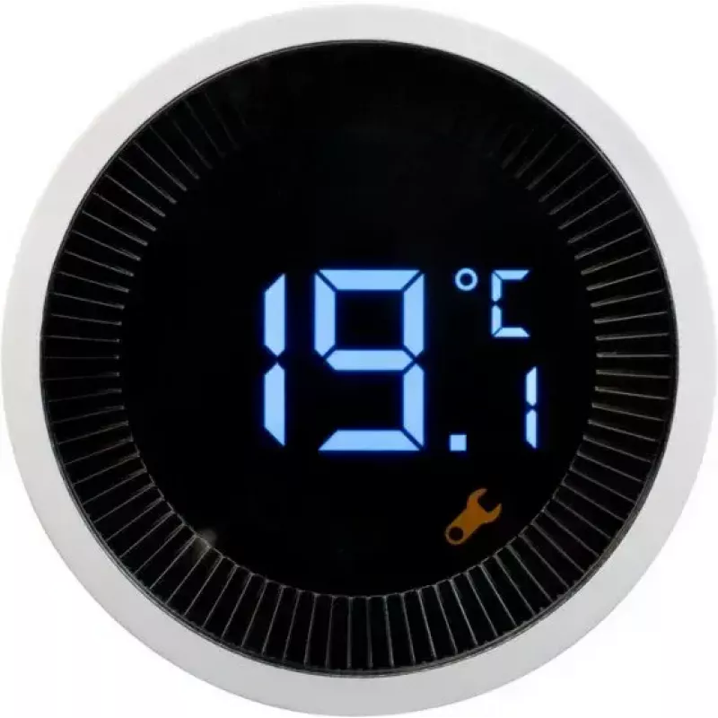 Termostatický radiátorový ventil Brennenstuhl 1294070 pre interiér biela