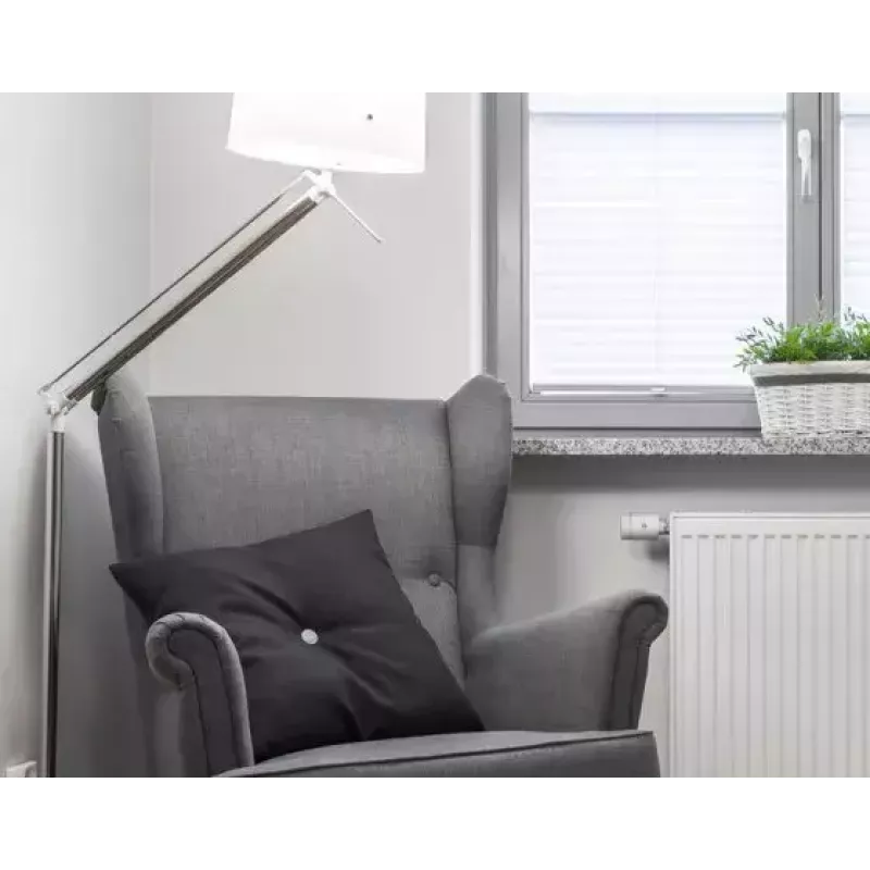Termostatický radiátorový ventil Brennenstuhl 1294070 pre interiér biela