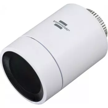 Termostatický radiátorový ventil Brennenstuhl 1294070 pre interiér biela