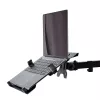 StarTech.com VESA podnos na notebook – nastaviteľný podnos na notebook pre monitorové ramená, zaistí notebooky (4,5 kg / 9,9 lb) – 75x75 & 100x100 VESA montážne otvory – vetraný – pre monitorové stolové držiaky/stojany