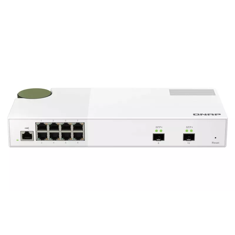 QNAP QSW-M2108-2S sieťový switch Managed L2 2.5G Ethernet (100/1000/2500) sivá