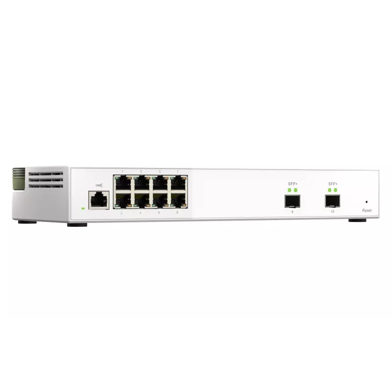QNAP QSW-M2108-2S sieťový switch Managed L2 2.5G Ethernet (100/1000/2500) sivá